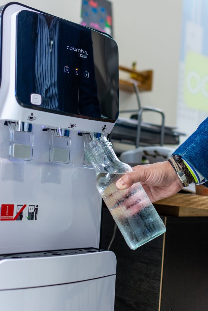 Agua filtrada para restaurantes